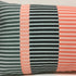 Combed Stripe Cushion - Coral