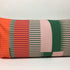 Combed Stripe Cushion - Vermilion