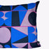 Taking Shape Cushion - Cobalt, Black + Rose