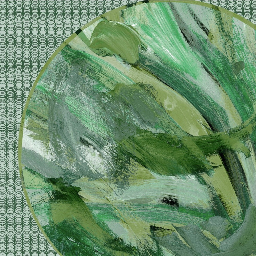 Abstract Circle Wallpaper - Emerald