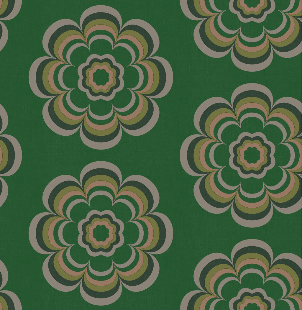 Bloom Wallpaper - Scheele's Green