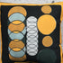 Yellow + Black Circle Mini Cushion - Now £10.00
