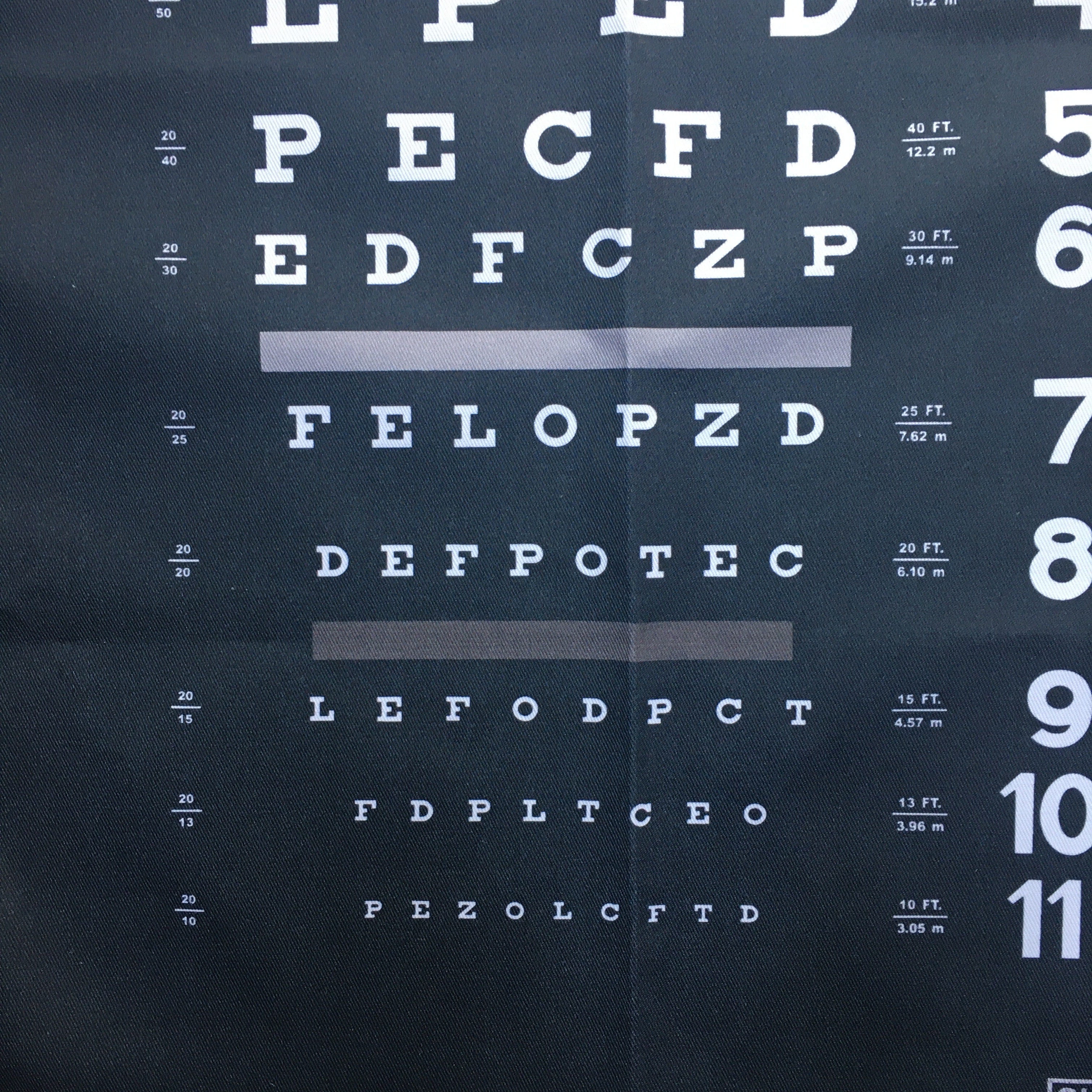 ‘Eye Test’ Tea Towel