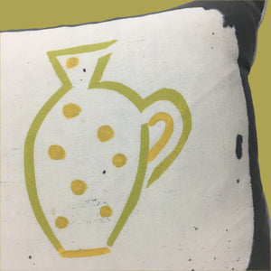 Naive Fruit - Yellow Jug Cushion