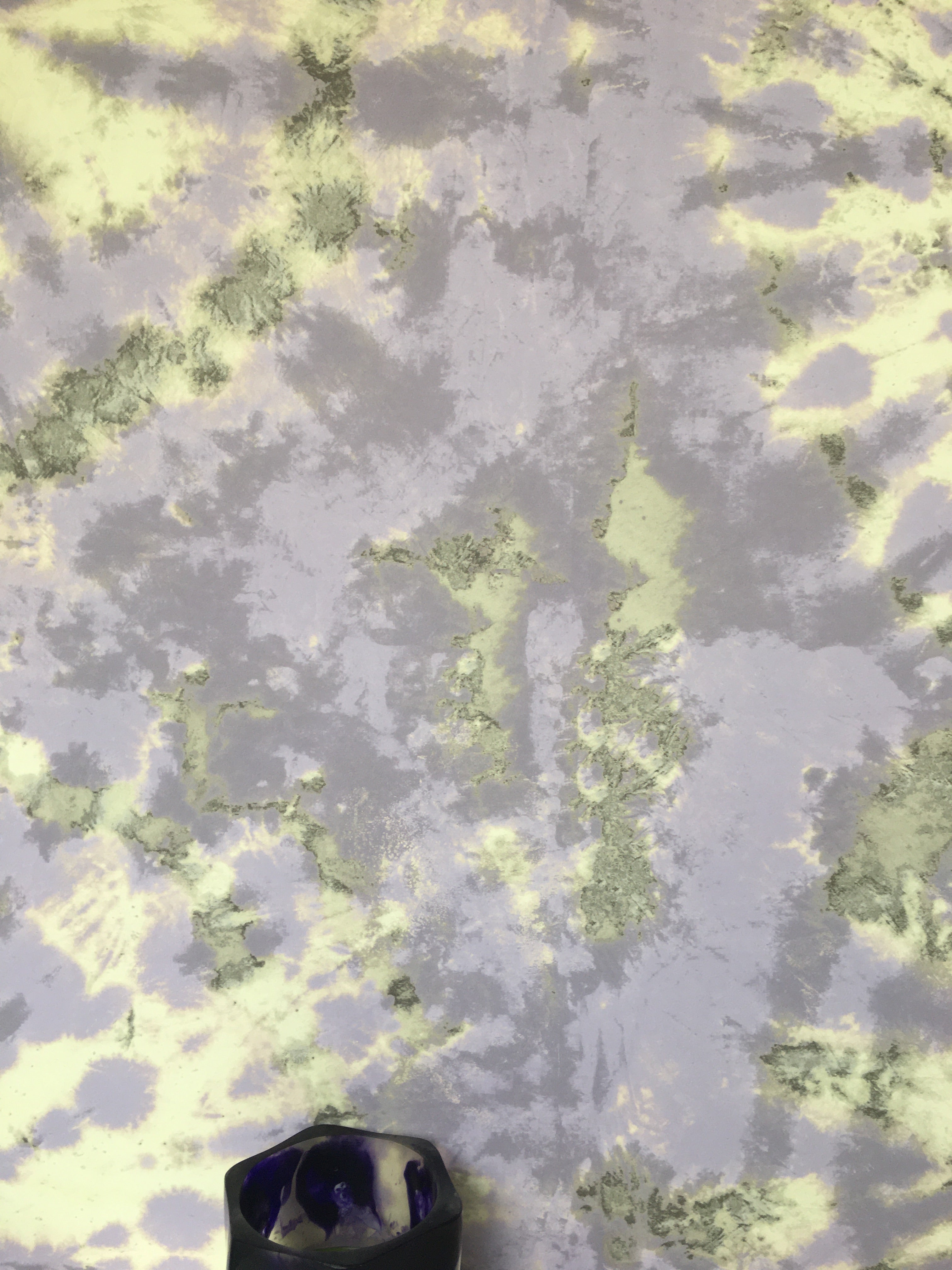 Tie dye circle Wallpaper - Lilac / Grey