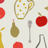 Naive Fruit Motif Wallpaper - Red Apple