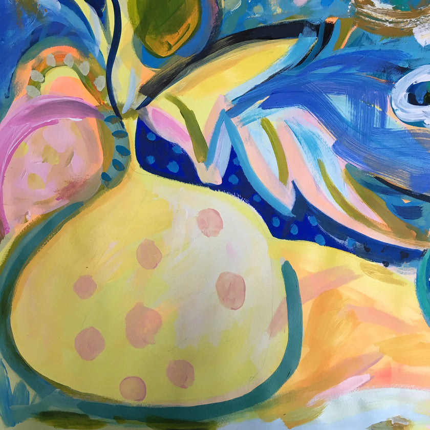Pink Bloom Painting