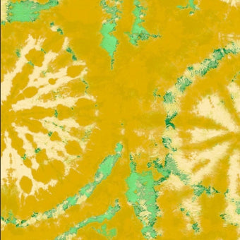 Tie dye circle Wallpaper - French Lime