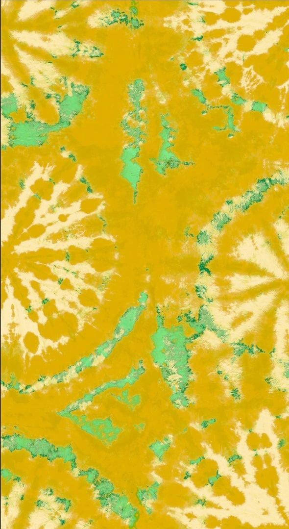 Tie dye circle Wallpaper - French Lime