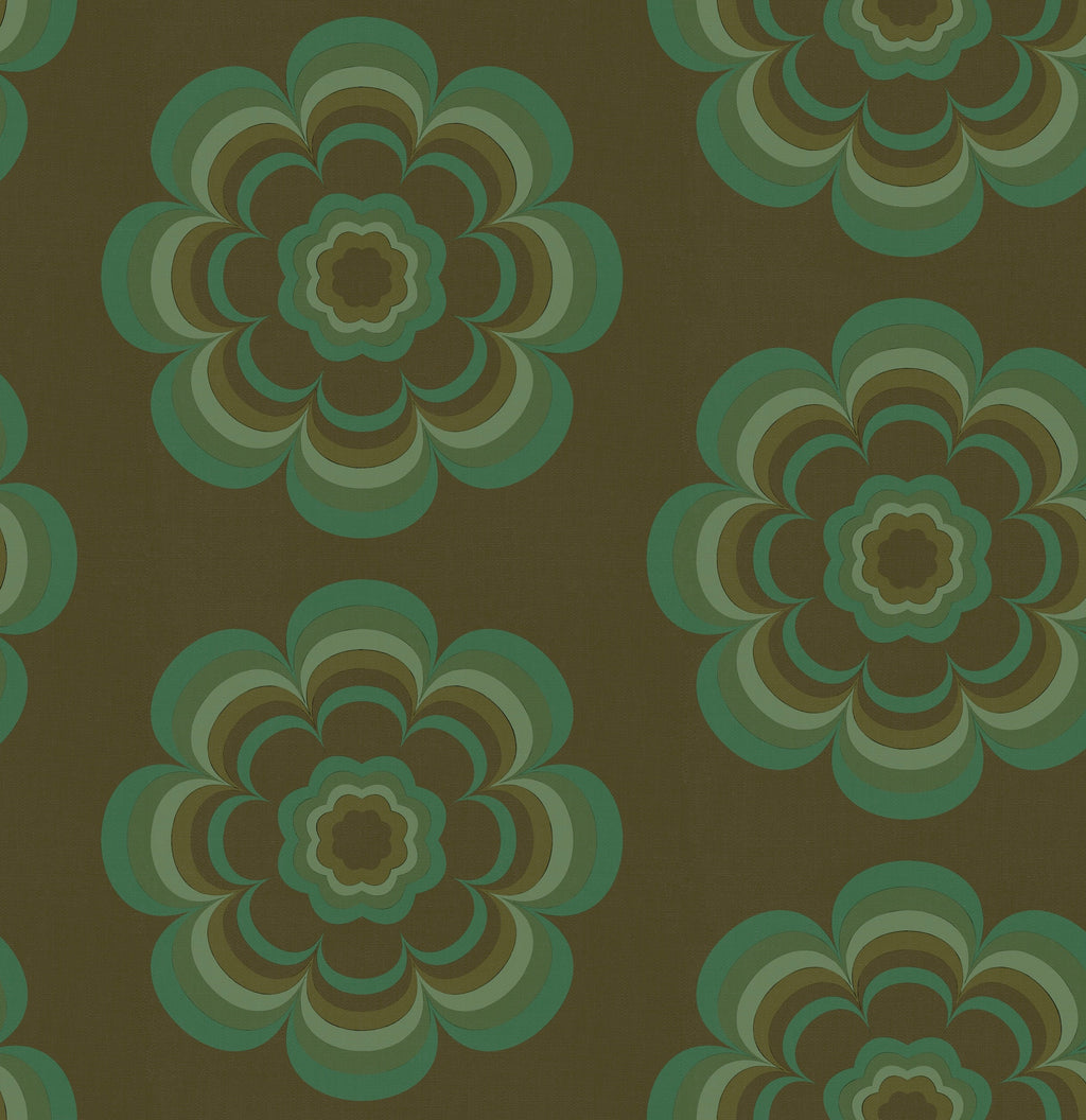 Bloom Wallpaper - Olive