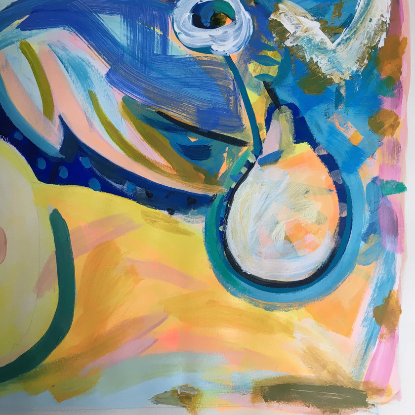 Pink Bloom Painting