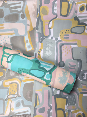 Cubist Jigsaw Wallpaper