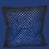 Hand Made Cotton Crocheted Cushion - Cobalt