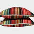Ducks In A Row Velvet Cushion - Black