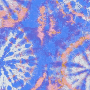 Tie Dye Circle Wallpaper - Cobalt