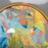 Expressive Abstract Circular Print Yellow + Grey Mount