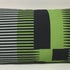 Combed Stripe Cushion - Pea green