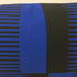 Combed Stripe Cushion - Cobalt