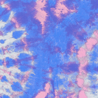 Tie Dye Circle Wallpaper - Cerulean Blue