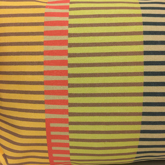 Combed Stripe Cushion - Flax