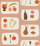 Naive Fruit Wallpaper - Peach