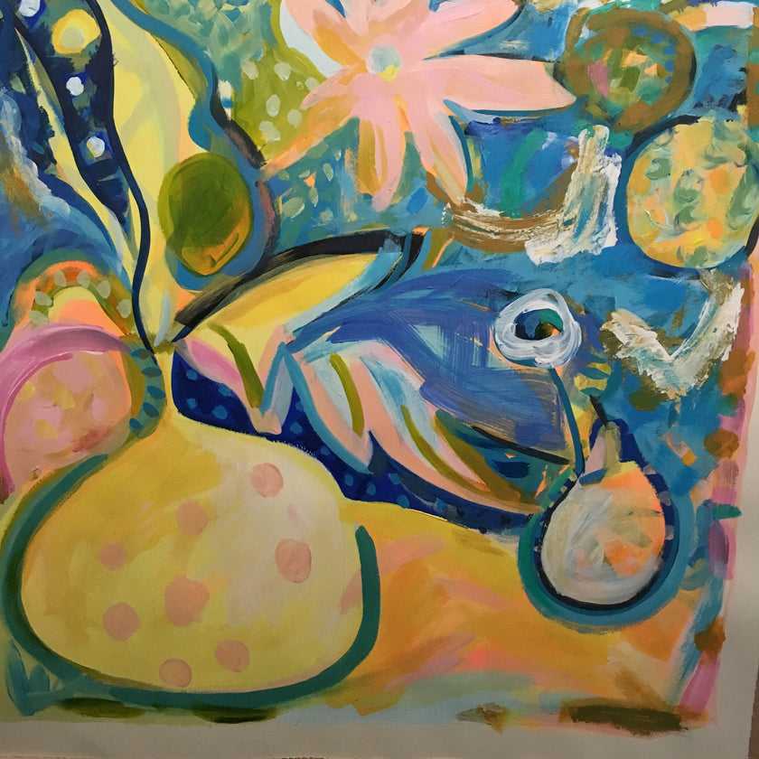 Pink Bloom Painting