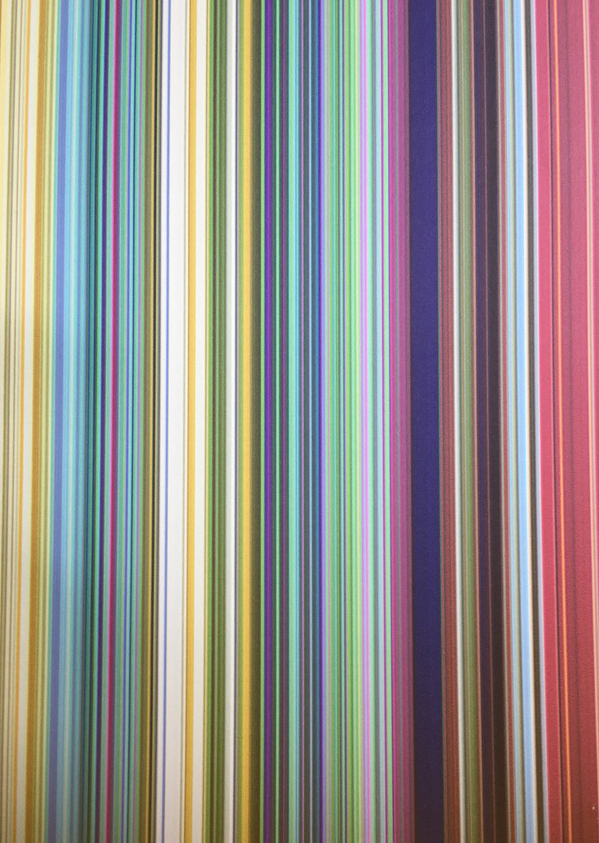 Fine Stripe Wallpaper - Multicoloured