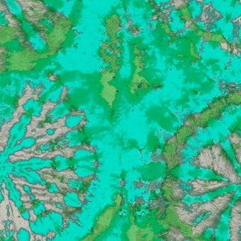 Tie Dye Circle Wallpaper - Jade