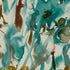 Watercolour Floral Wallpaper - Teal + Ochre