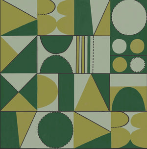Taking Shape Wallpaper- Petrol