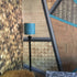 Wicker Geometric Turquoise + Mustard Wallpaper