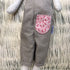 Hand Made Linen Soft Toy - Teddy