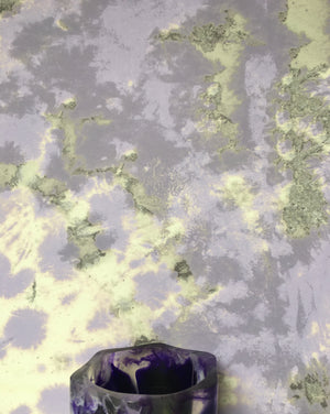 Tie dye circle Wallpaper - Lilac / Grey