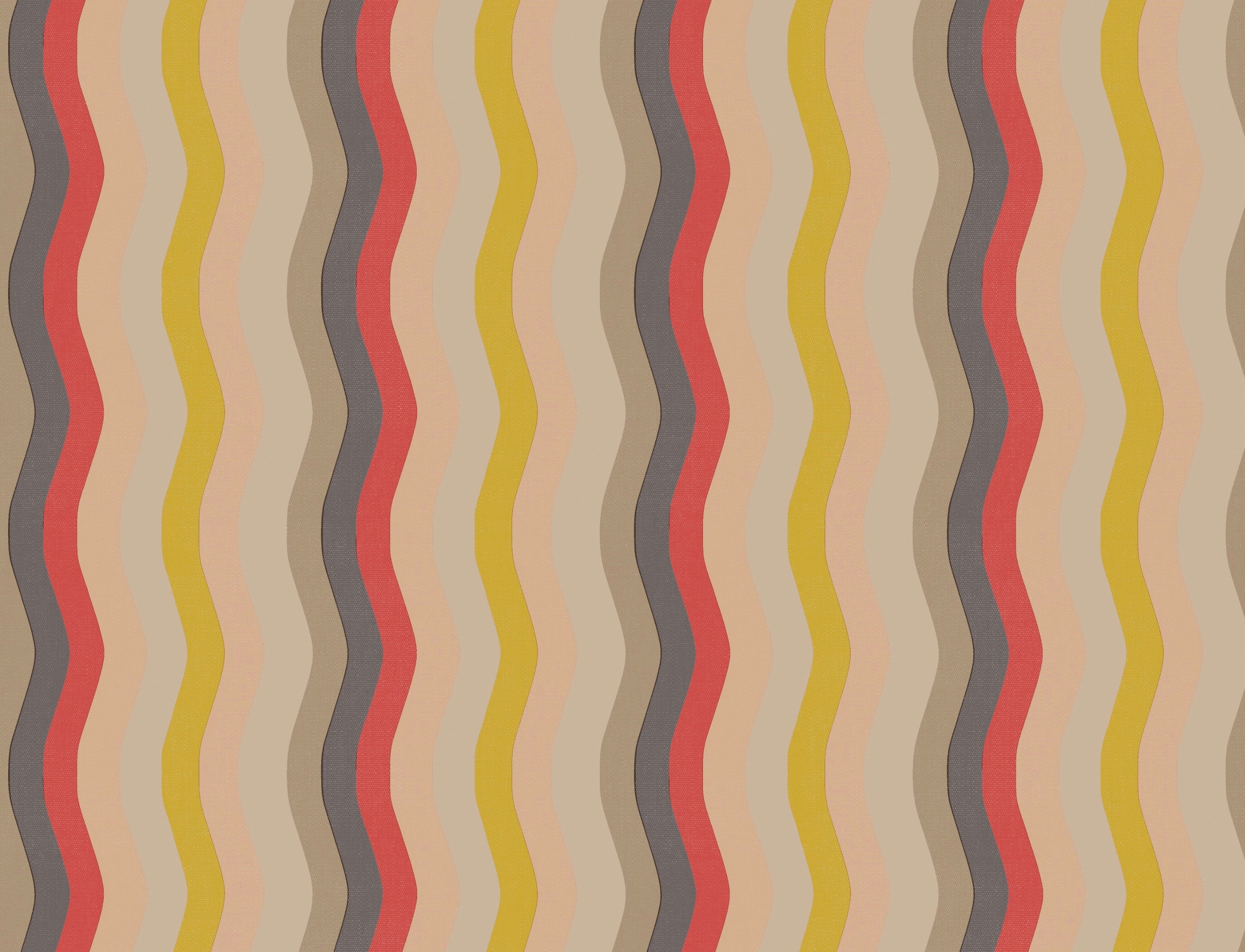 Wavy Stripe Wallpaper
