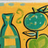 ‘ Bottle + Fruit’ Yellow  Hand Painted Greetings Card