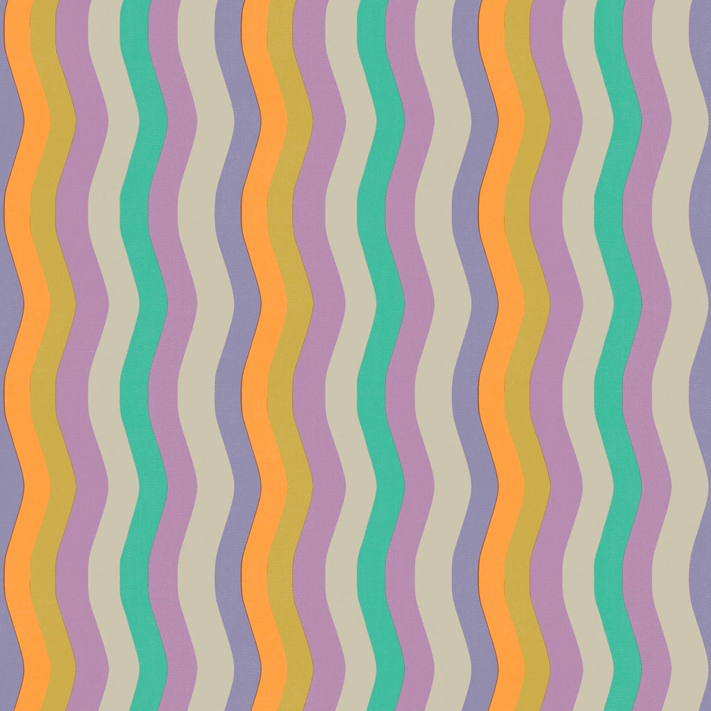 Wavy Stripe Wallpaper -