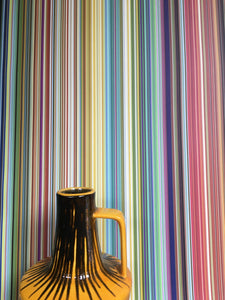 Fine Stripe Wallpaper - Multicoloured