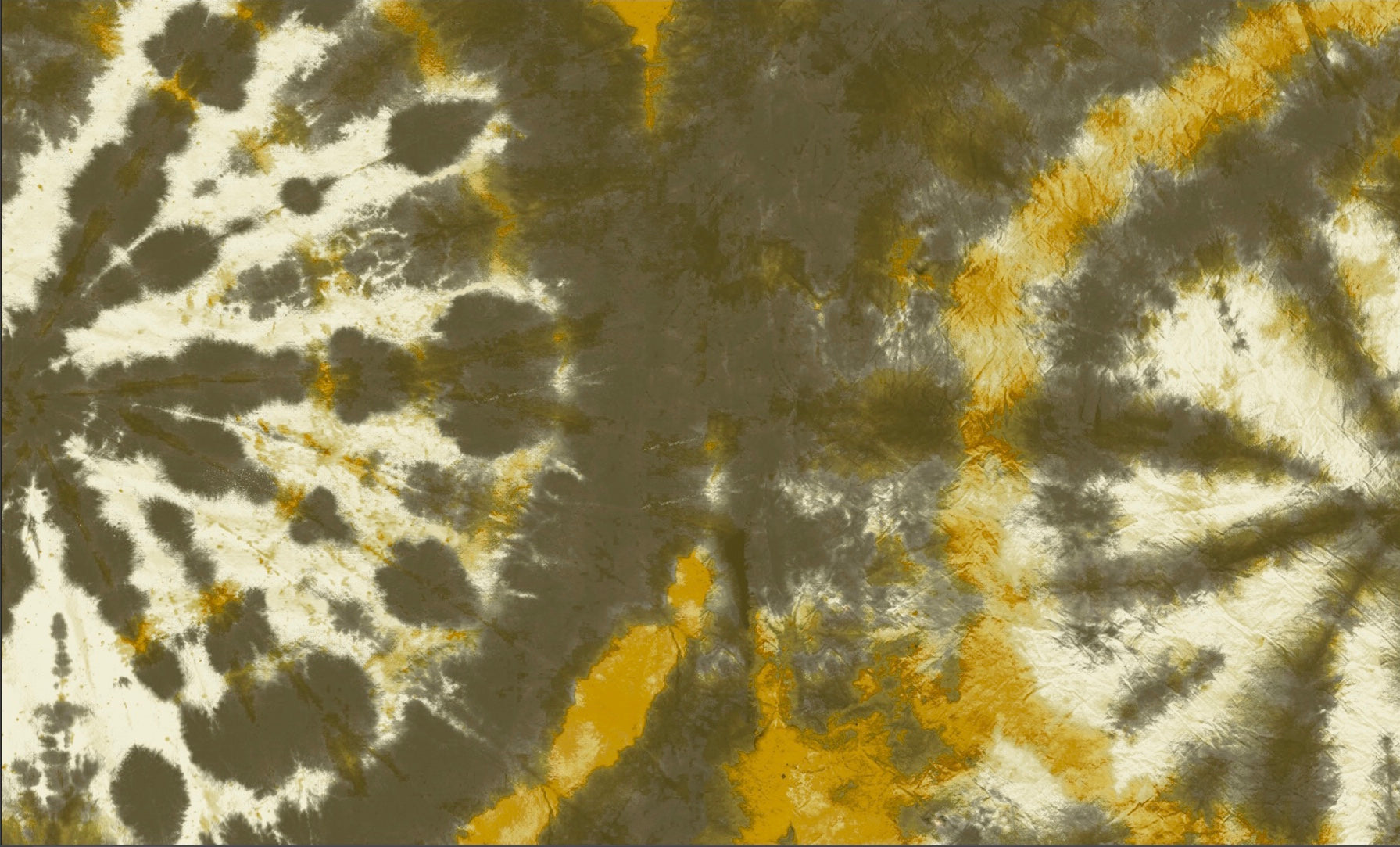 Tie Dye Circle Wallpaper - Dark Khaki