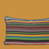Cotton Striped Cushion - Multi bright