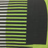 Combed Stripe Cushion - Pea green