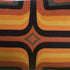 Retro Geometric Velvet Cushion - Terracotta