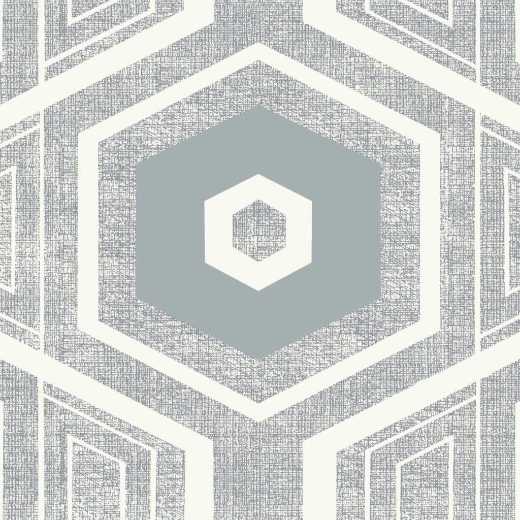 Retro Textured Polygon. Grey