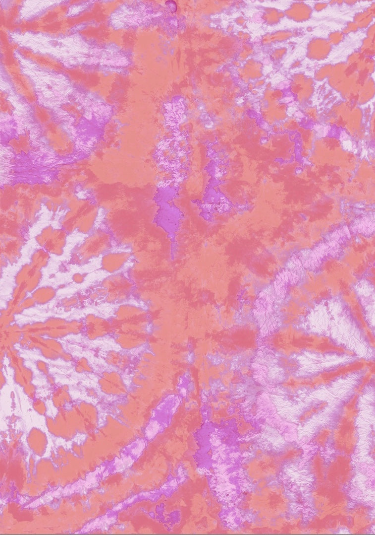 Tie Dye Circle Wallpaper - Pink