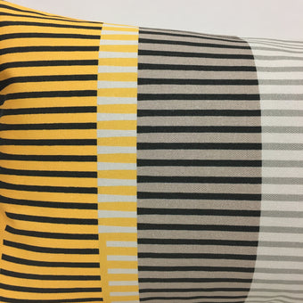 Combed Stripe Cushion - Dove