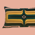 Retro Geometric Velvet Cushion - Bottle