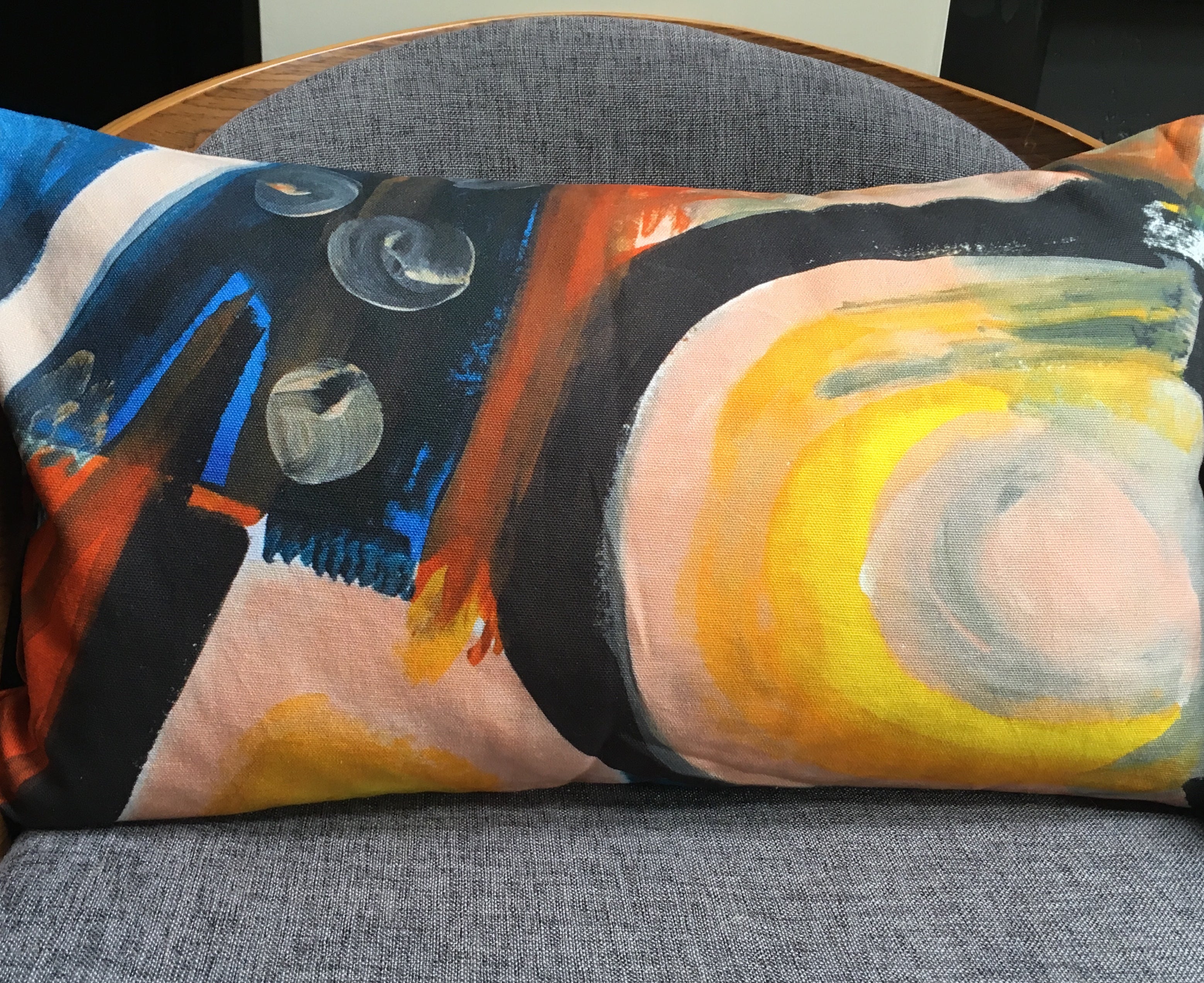 A gorgeous cushion created from artwork produced in the sharon jane studio. 