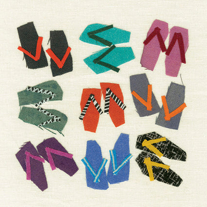 ‘Flip Flops  Greetings Card