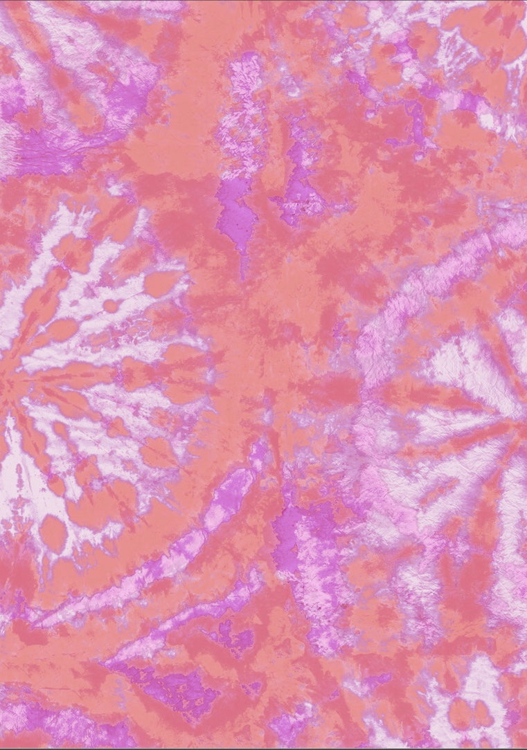 Tie Dye Circle Wallpaper - Pink