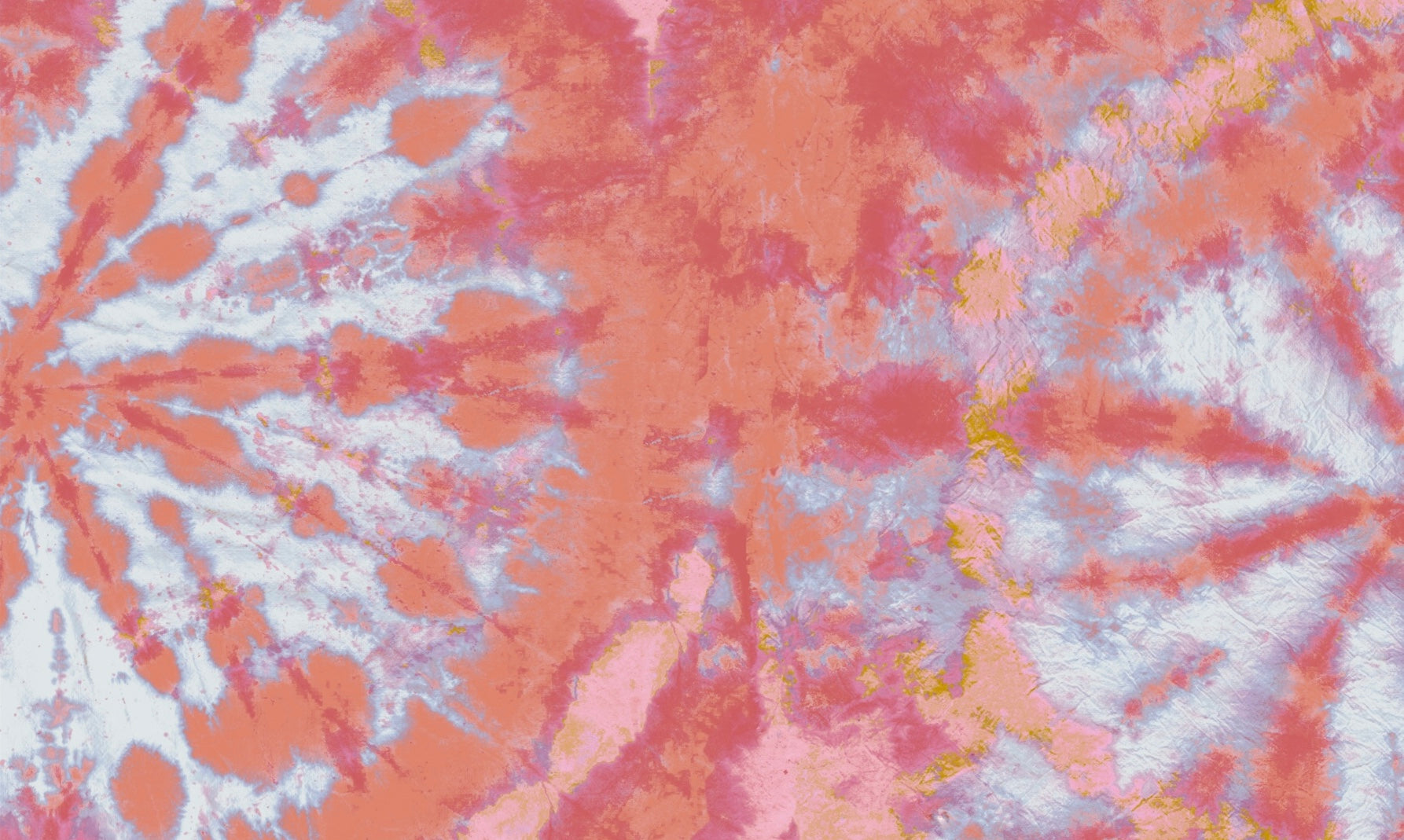 Tie Dye Circle Wallpaper - Amber