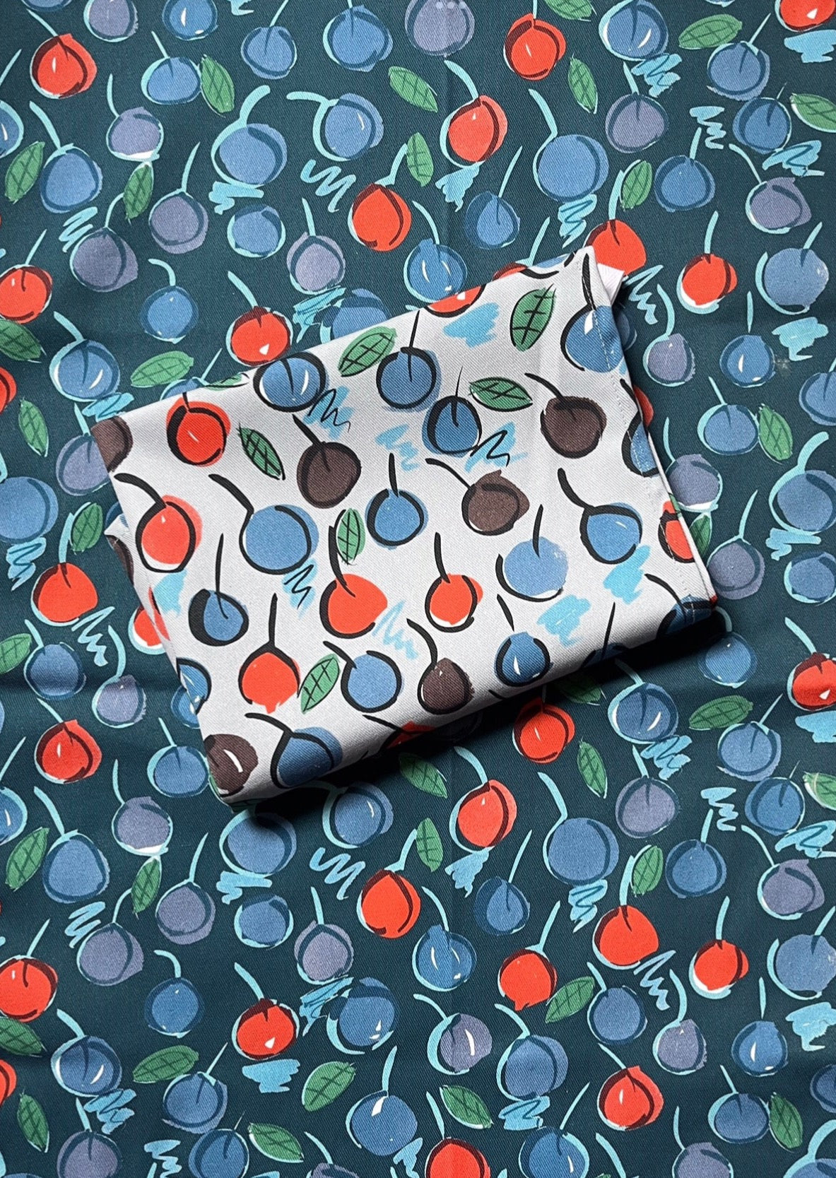 Cherries Tea Towel